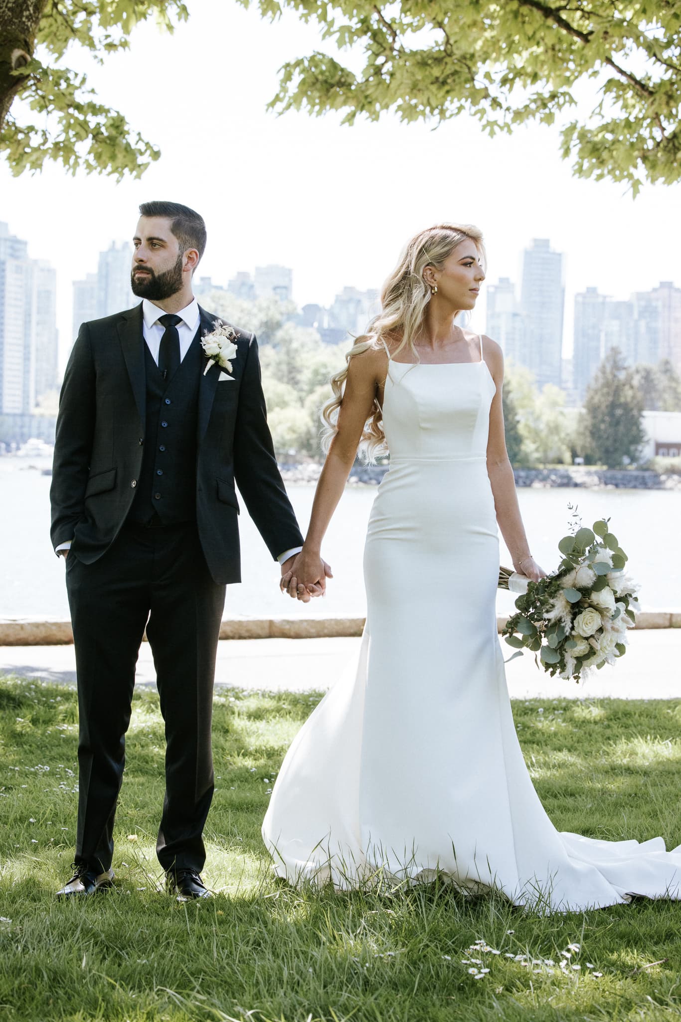 Romantic couple portrait